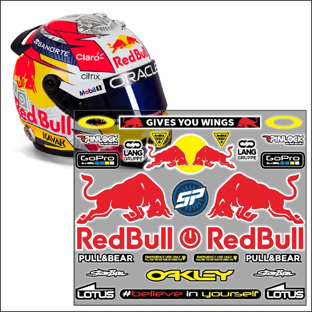 Motorcycle Red Bull Sticker Decal Helmet Tank Logo Kit - AliExpress