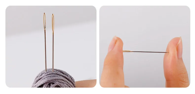 Description Picture 4 of item3112Home Fun Cross Stitch Kit Package Greeting Needlework Counted Kits New Style Joy Sunday Kits Embroidery Needle Minder DIY