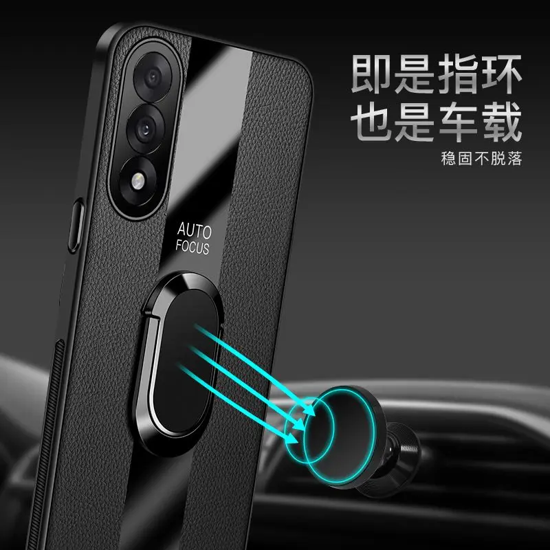 Luxury Leather 360° Magnetic Bracket Shockproof Case