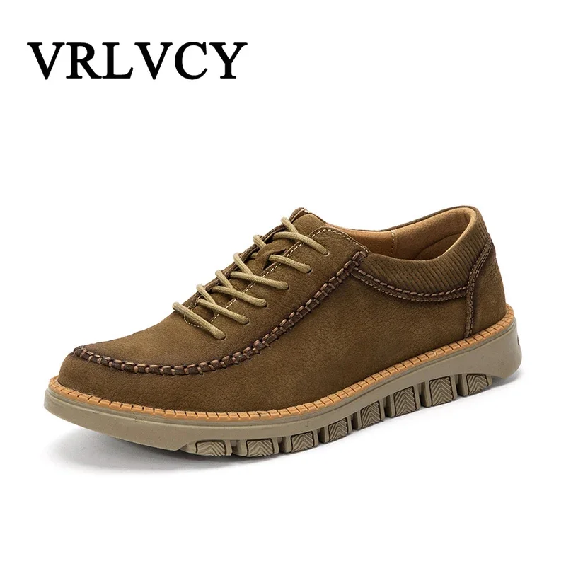 

Brand Genuine Leather Fashion Men Shoes Handmade Spring Summer Brand High Quality Men Flats Shoes