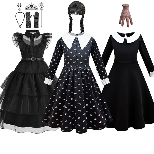 Children Addams Costume Children Addams Costume