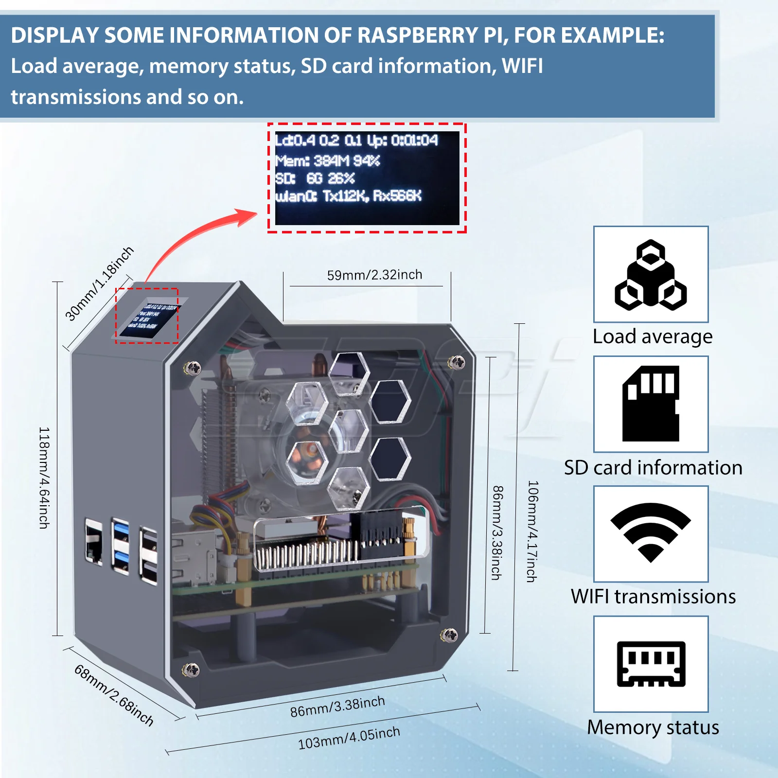 GeeekPi Raspberry Pi 5用ミニタワーキット Amazon.co.jp: GeeekPi Raspberry Pi 5用ミニタワーキット、Ice