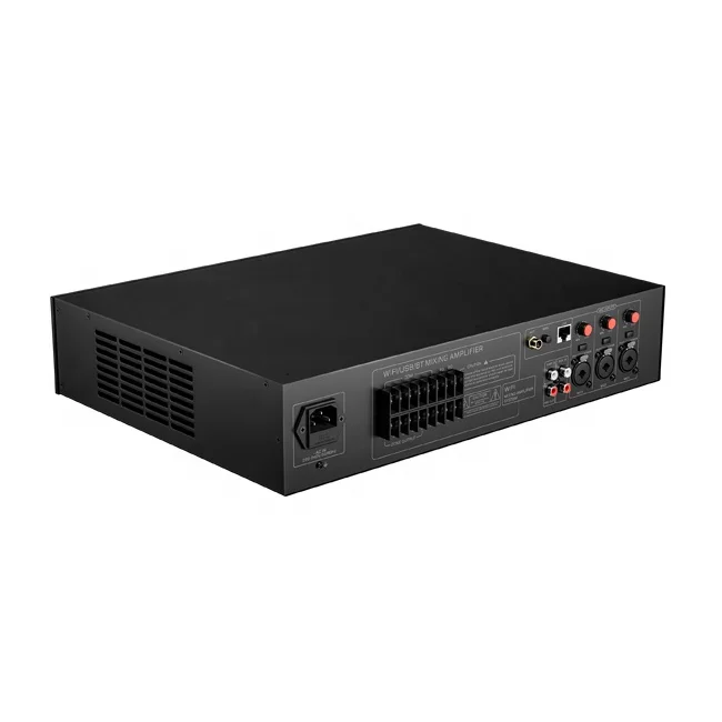 CE RoHS 인증 통합 믹싱 Pa 시스템, 공용 주소 증폭기, Wi-Fi 리시버 포함