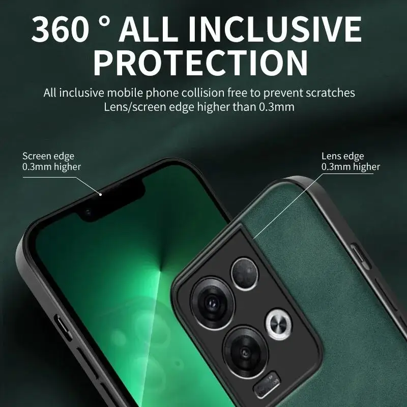 Luxury Magnetic Leather Phone Case - Premium Silicone Cover
