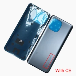 Premium Back Glass Battery Cover with Adhesive (Black)