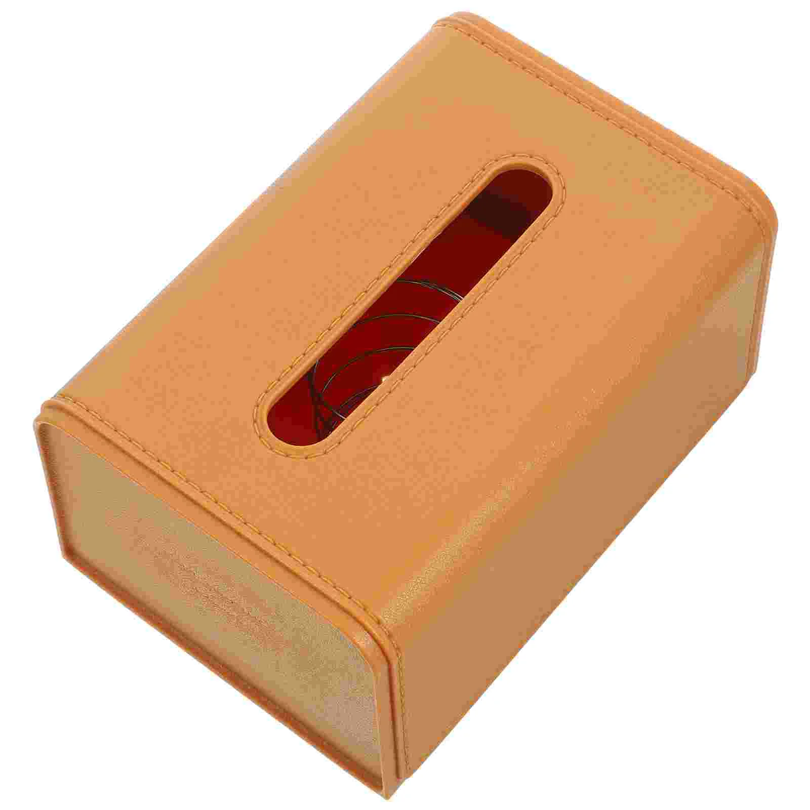 

Imitation Tissue Box Napkin Dispenser Storage Holder Decor Case Sprung Desktop Plastic Holders Faux