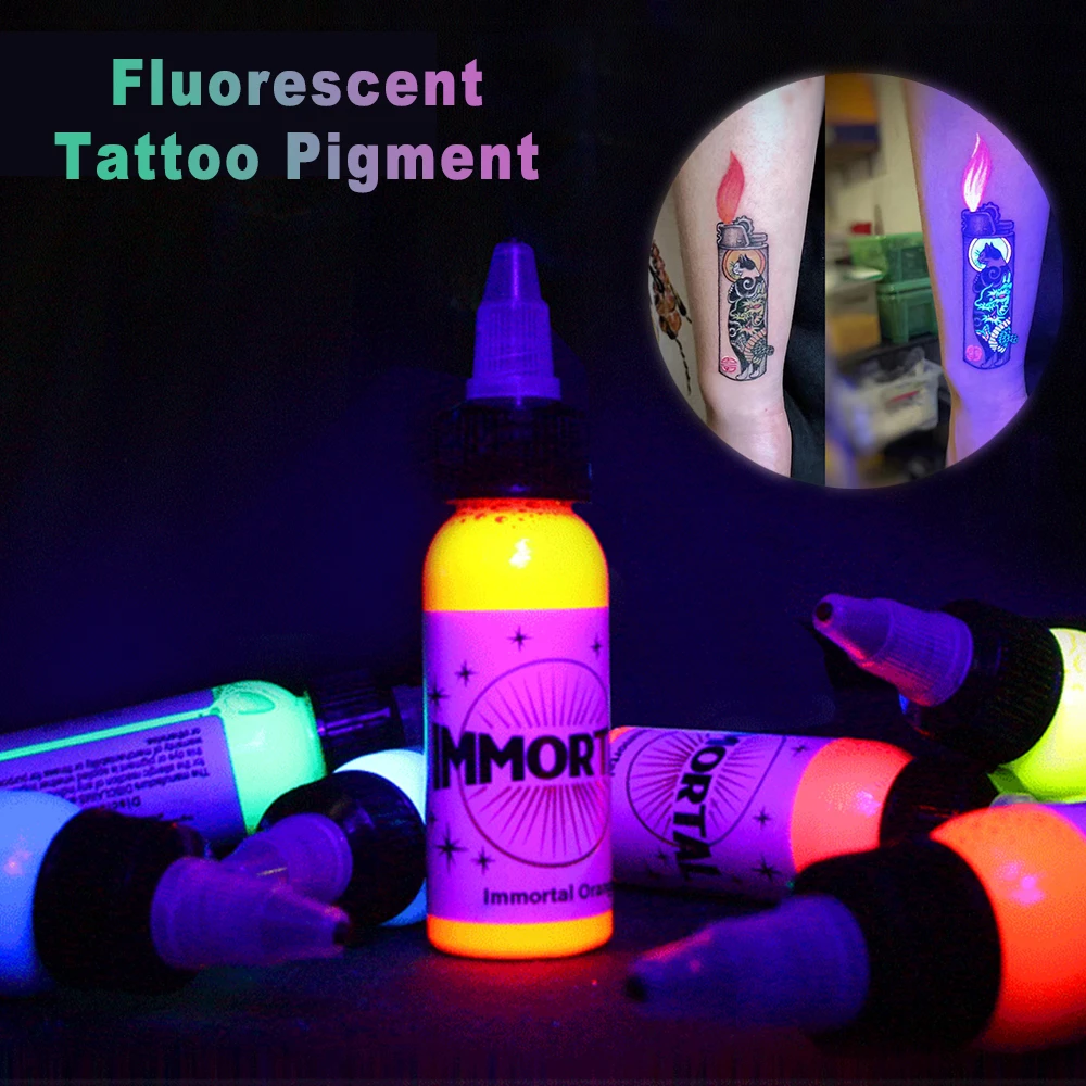 15ml Professional Safe Black Light Tattoo Uv Ink Diy Purple Light
