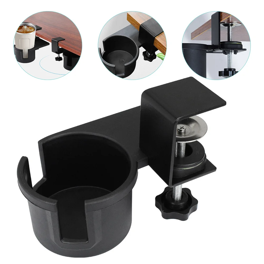 

Creative Office Desktop Cup Computer Desk Fixed Cup Holder Clip Table Bottle Stand Table Side Water Cup Clip Desk Storage Clip