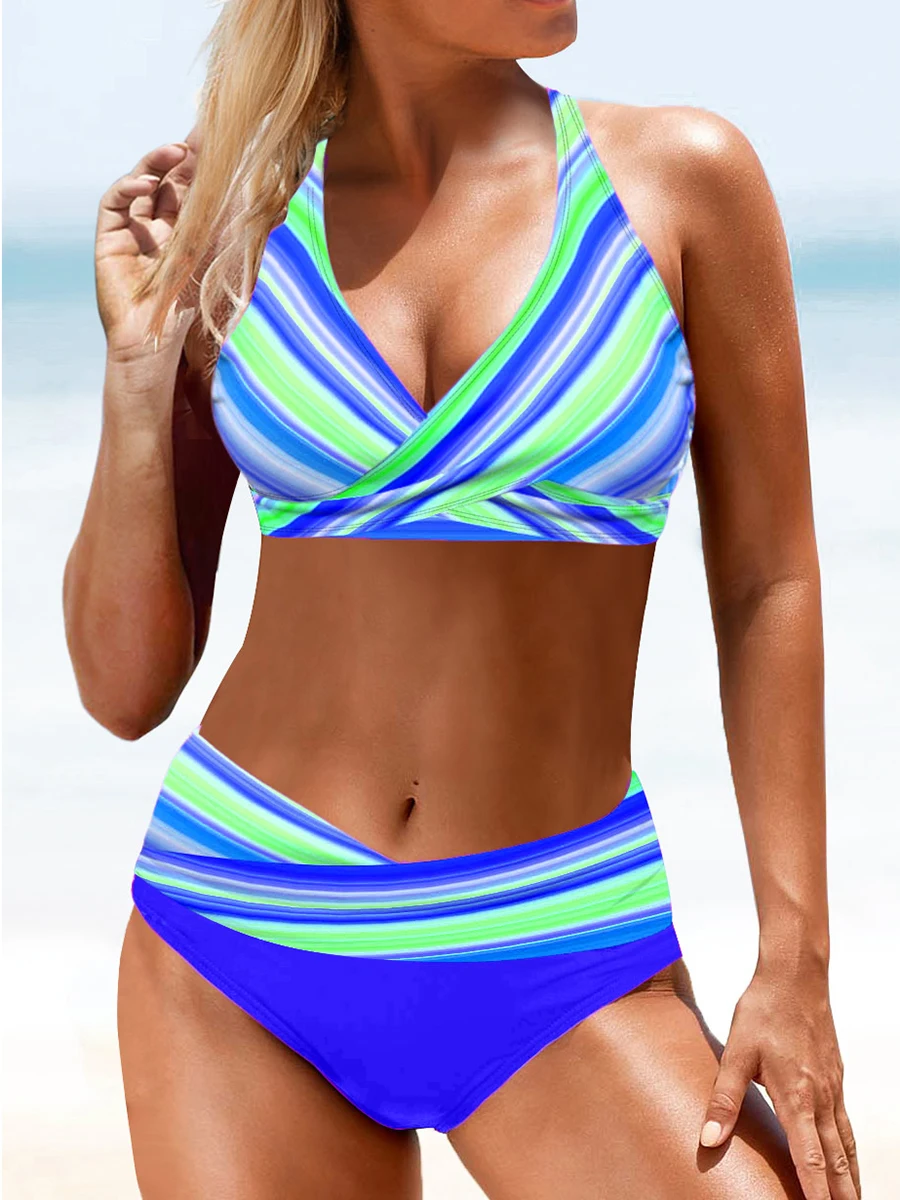 Push-Up Halter Bikini Swimsuit