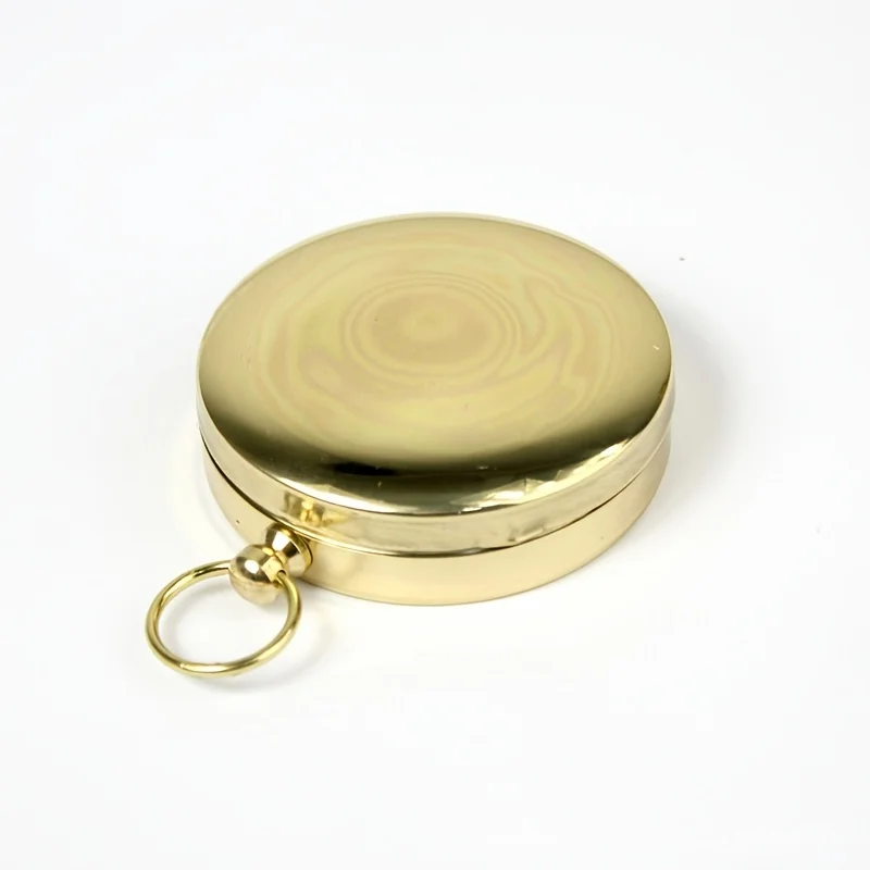 Retro Copper Pocket Compass 5