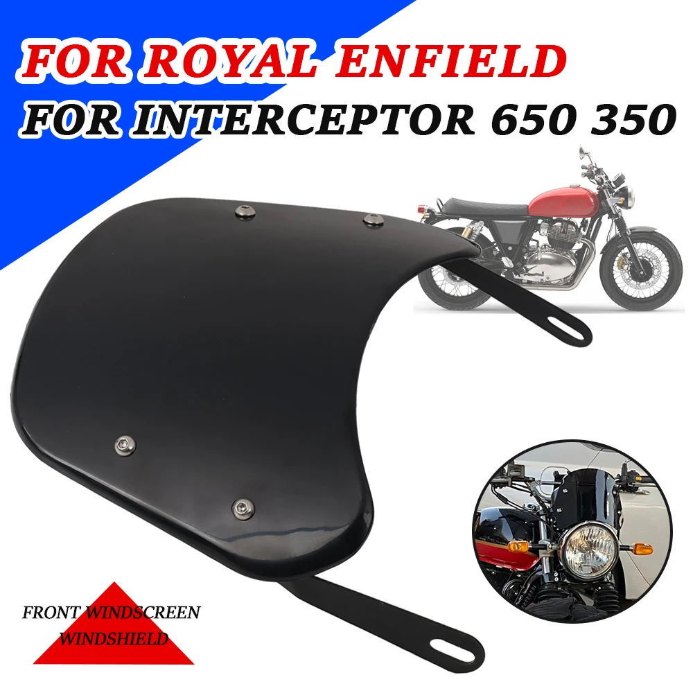 Accessori Moto Parabrezza Parabrezza Deflettori Carena Protezione Parabrezza Per Royalenfield Royal Enfield Interceptor 650 350