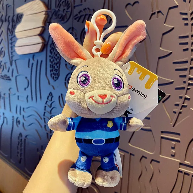 Disney Zootopia Children Plush Toys Judy Hopps Nick Wilde Anime Plush Toy Kawaii Flashing