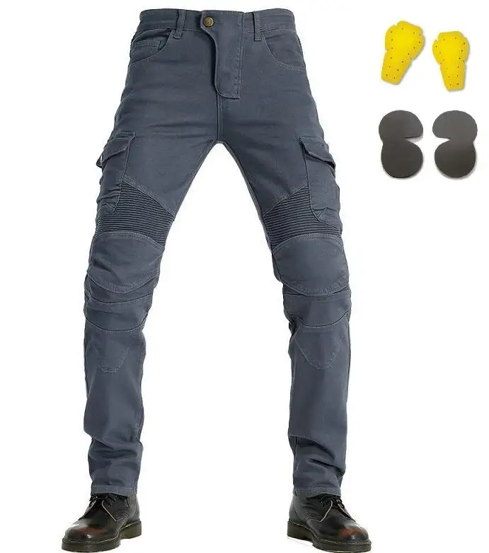Outdoor Jeans Men\'s Motorcycle Anti-Fall Rider Equipment Protective Gear Four Seasons Riding Jeans Motorpoof Jeans With Protect