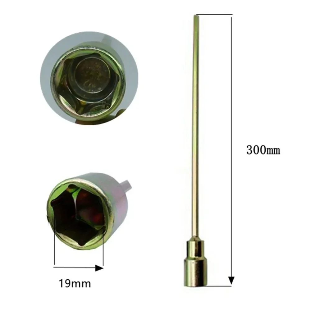 1pc Extension Socket Wrench 19×300mm Hexagon Adapter Socket For Electric Drill Power Tools Parts Auto Repair Extension Drivers 6