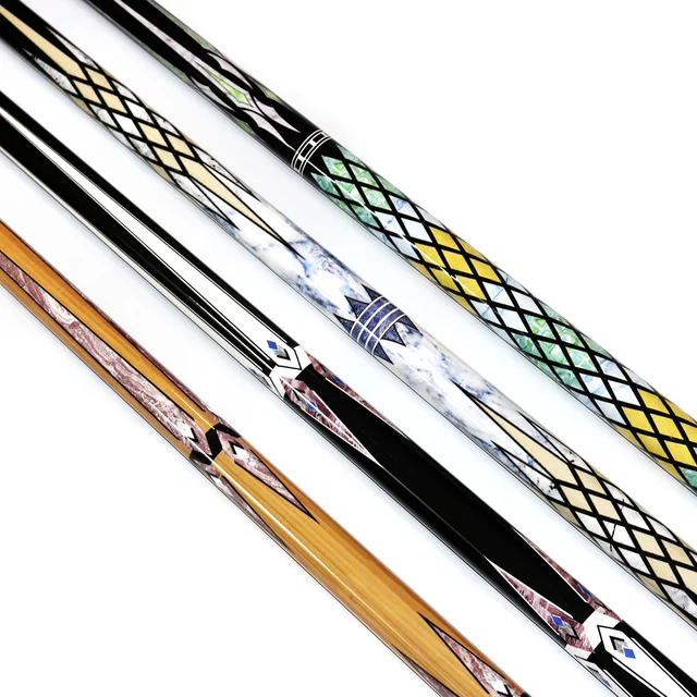 2025 New Arrival Economical Price 57'' 13mm Tip Snooker & Billiard Cue Sticks with Wooden Shaft,Maple Cue for Sale 1