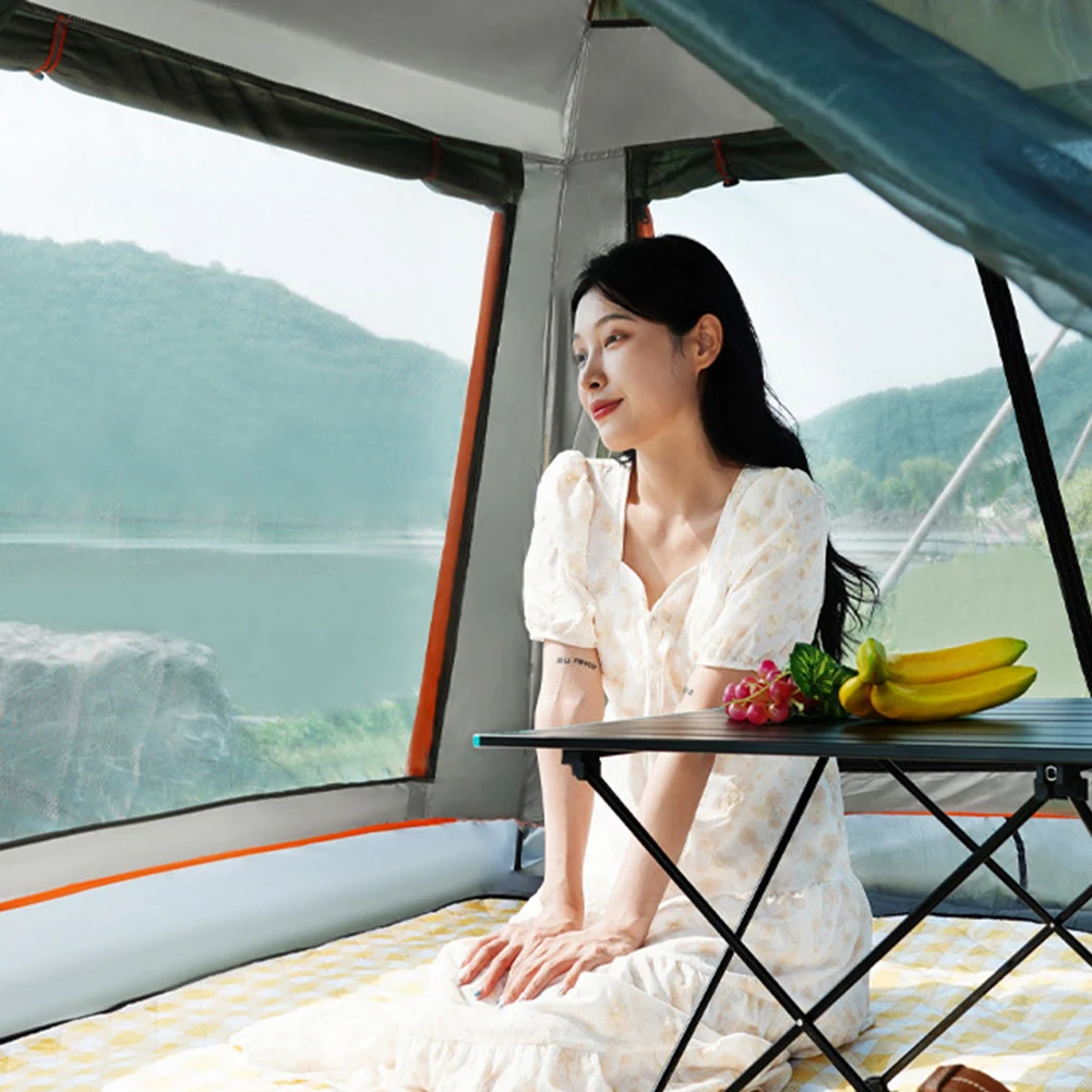 2.4 متر دش خيمة مع المظلة خيمة تخييم مقاومة للماء...