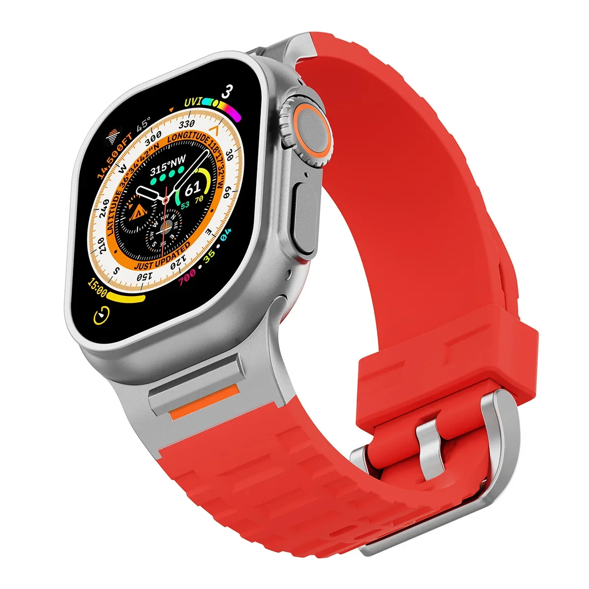 Luxury Sport Silicone Band for Apple Watch - Soft and Stylish Bracelet Strap