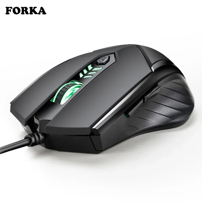 Silence Click Wired Gaming Mouse 6 Buttons USB Mute LED Optical Cable Ergonomic Computer Mouse Mice for PC Laptop Gamer gaming mouse wired mouse