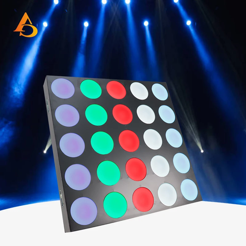 

25x30W RGBW LED Stage Lights Matrix Shockwave DMX512 Stage Lighting Effects Suitable for DJ Disco Wedding Decoration Dance Floor