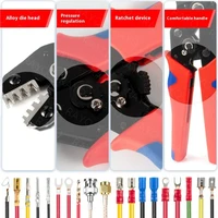 Outil de sertissage pour bornes Dupont JST MOLEX, embouts non/pré-isolés, connecteurs bout à bout, connecteurs solaires et coaxiaux SN-58B 2549 2546B 4