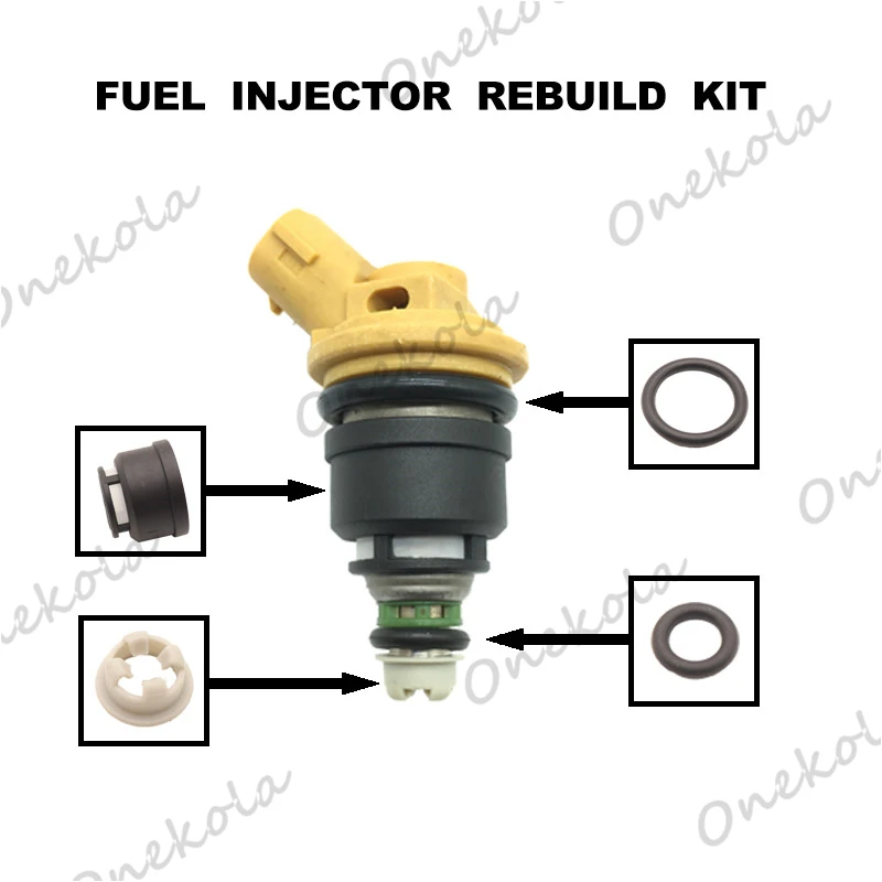 Kit Di Riparazione Iniettori Di Carburante Orings Filtri Per Subaru Sti Wrx Gc8 My99 Sti E85 Jecs 16600-Aa170