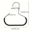 2pcs Clothes Accessories Hanger Cap Ties Belt Underwear Hook No Trace Non-slip Hat Rack Wardrobe Organizer Cap Ties Belt Storage 3
