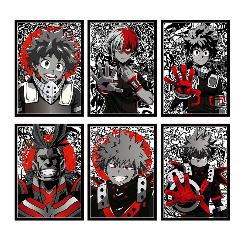

Classics Anime Canvas Painting My Hero Academia Lzuku Deku Manga Poster Print Mural Picture Wall Art Children Room Decor Cuadros