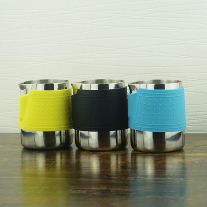 Brocca per schiumare il latte da 900 ml, tazza per latte vapore, brocca per caffè espresso in acciaio inox, tazze per latte art, brocca per latte per macchina da caffè espresso