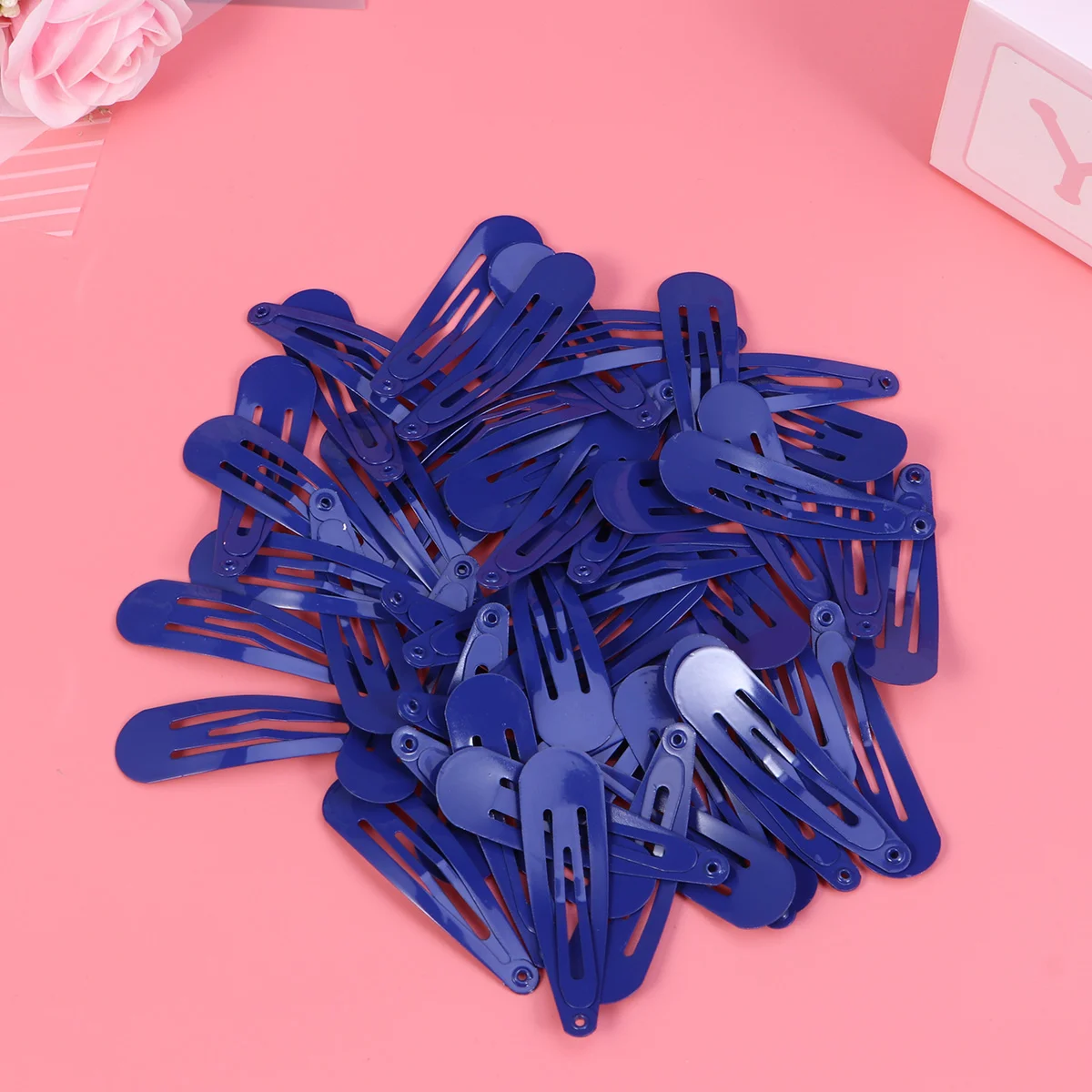 

50 Pcs Accesorios Para El De Snap Clip Kids Barrettes for Hair Childrens