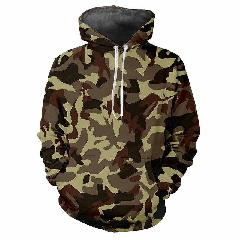 thumbnail image 1 of Sudadera con capucha de camuflaje de jungla con estampado 3D para hombre, sudadera con estampado de gato, holgada, informal, para deportes al aire libre, de manga larga, para niños de calle, 1 of 5