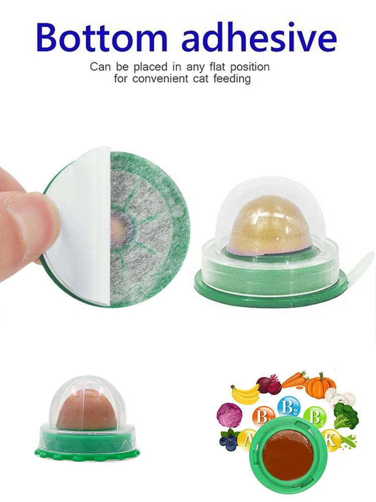

Cat Snack Mints Replenish Nutrition Strong Pill Energy Ball Promote Digestion Dust Cover Round Safety Vitamins Candy Hair Cream