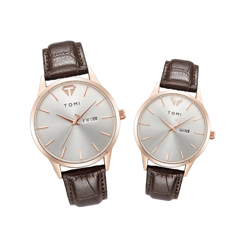 Quartz Watch Womens Watch Fashion Couple Watches TOMI Two-Piece