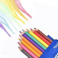 24 Colors Double Headed Pencils for Children Professional Drawing Sketching and Pastel Art Premium Student School Art Supplies 5
