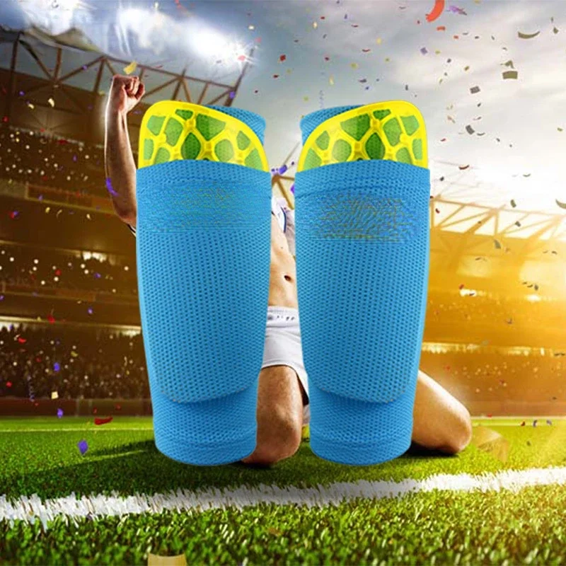 Women Men Kids Teens Soccer Shin Guards Leg Sleeves Football Calf Protector Shinpads Shockproof Anti-collision Sets