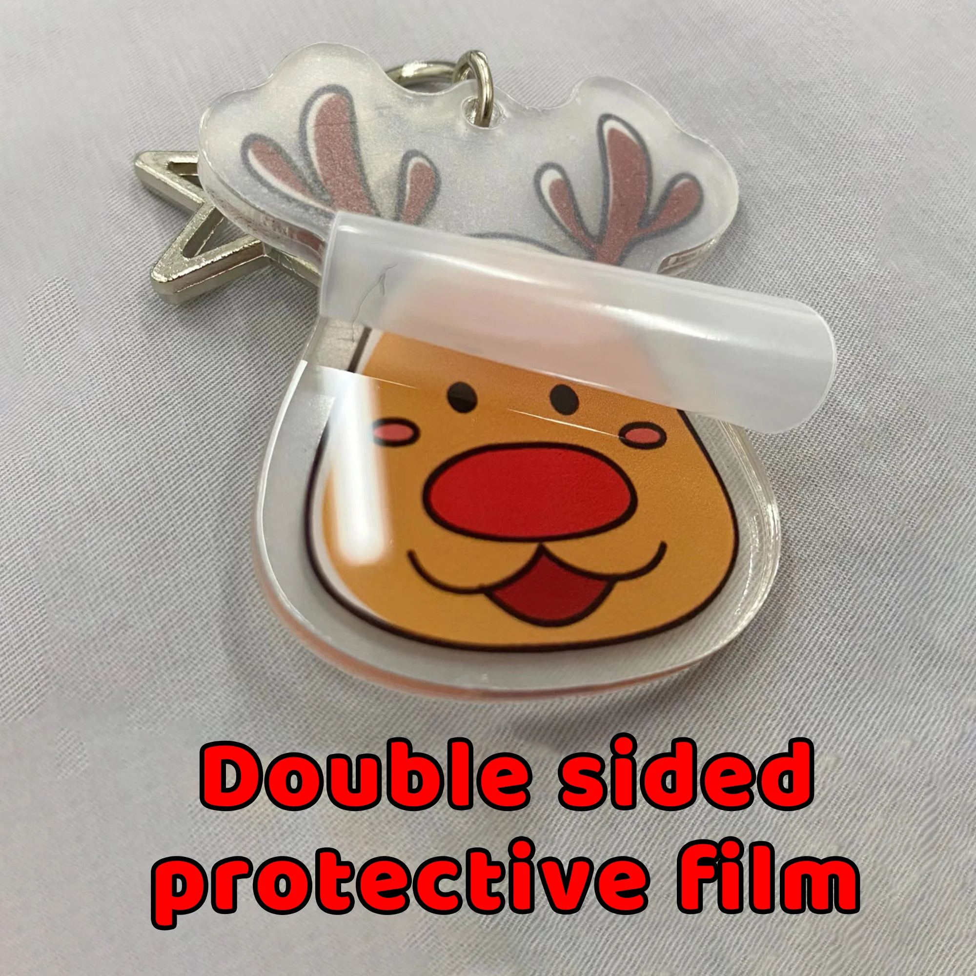 Custom Anime Acrylic Keychain Personalized Logo Cartoon Pendant