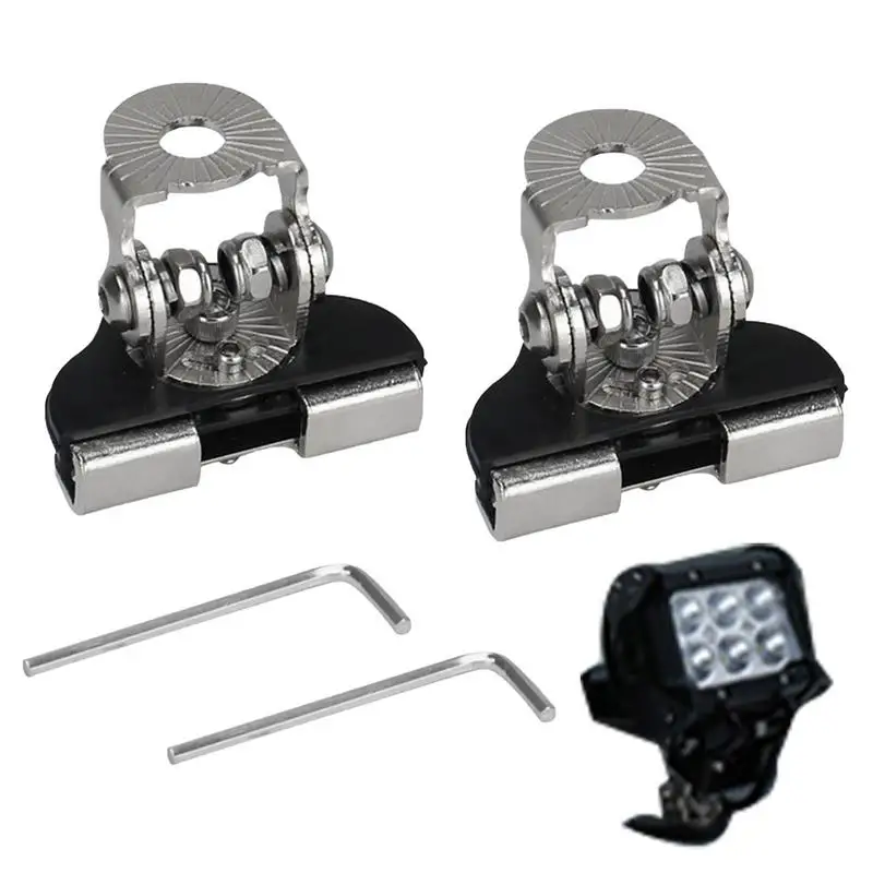 

Vehicle Light Bar Mounting Brackets Headlight Auxiliary Mounting Bracket Universal & Adjustable Clamp Holder For Off-Road Jeeps