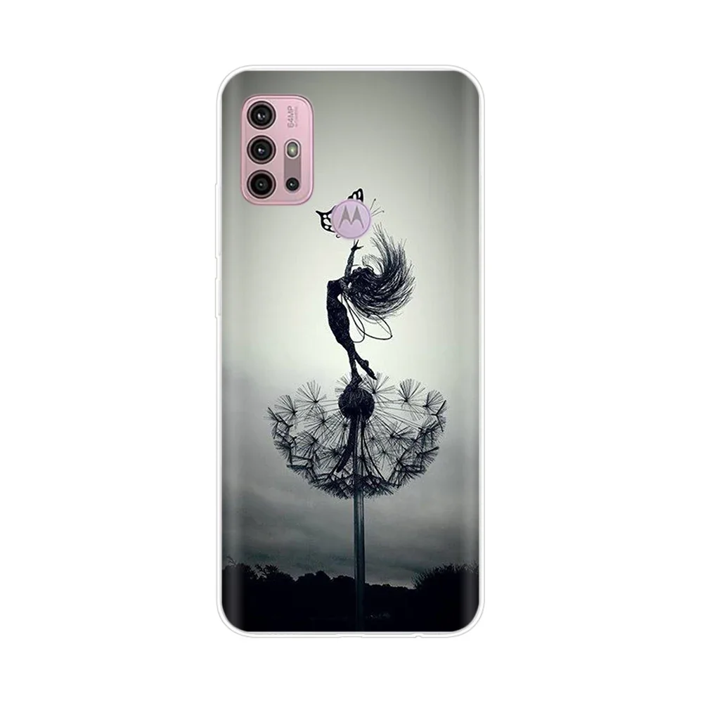 Daisy Design Shockproof Soft Silicone Clear Phone Case