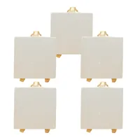 5Pcs Wooden Easel Set Mini Foldable Pine Wood Holders Party Wedding Table Cards Mobile Phone Stand Creative Household Decoration 5