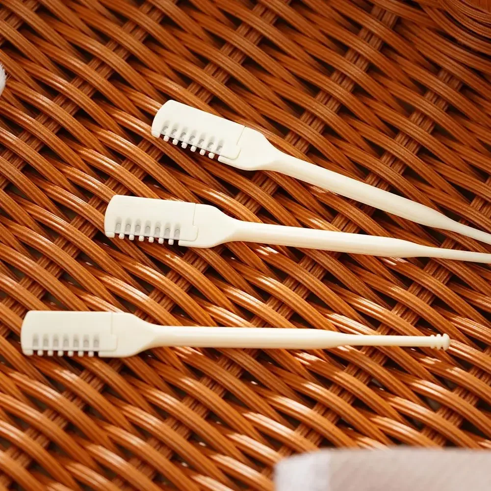 Safe Portable Manual 1/2/3pcs For Women And Men 2024 Newest Nasal Hair Cutter 360 Degree Rotating Clippers Nose Hair Trimmer