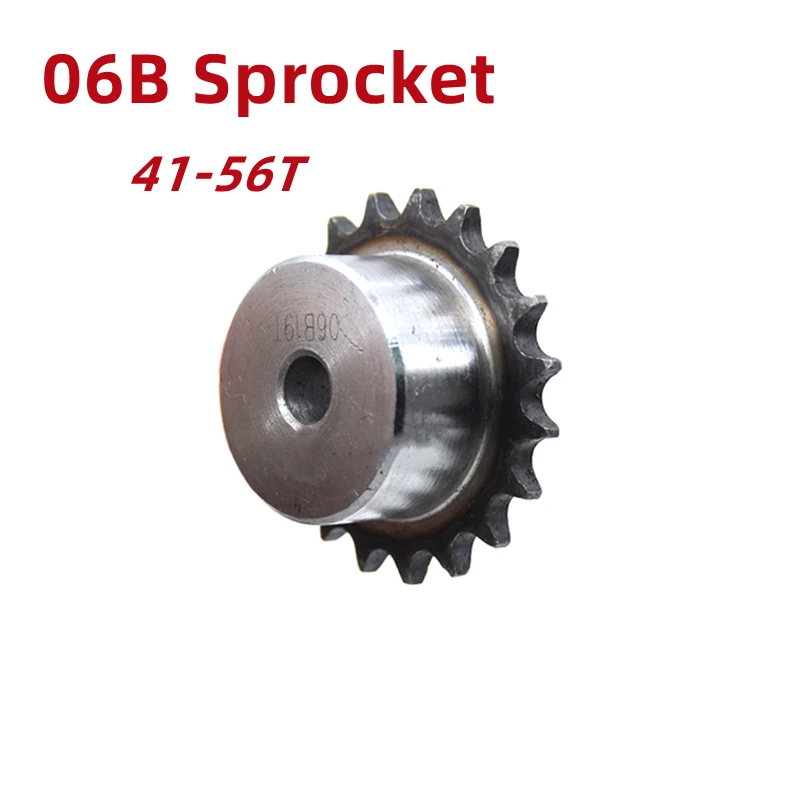 

06B Sprocket 41/42/43/44/45/46/47/48/49/50/51/52/53/54/55/56 Teeth A3 Steel Industrial Drive Sprocket Mechanical Roller Sprocket