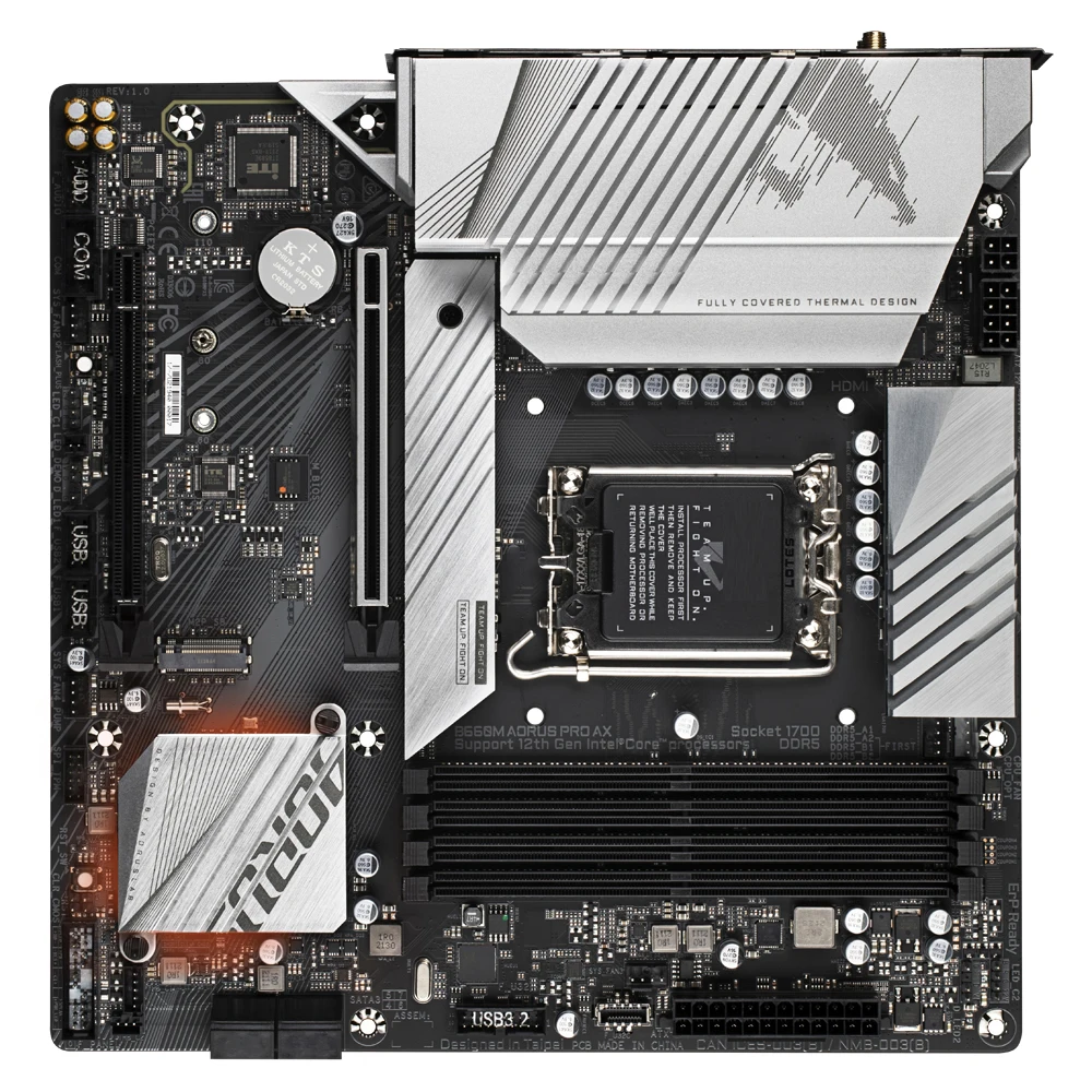 기가바이트 LGA1700 지원 12세대 CPU 4*DDR5 128GB 마이크로 ATX 데스크탑 메인보드 B660M 어로스 프로 AX DDR5