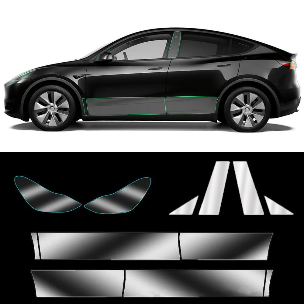 LUCKEASY per Tesla Model Y 2020-2024 paraspruzzi ruota posteriore accessori  per la modifica dell'auto modello 3 paraspruzzi parafanghi Kit - AliExpress