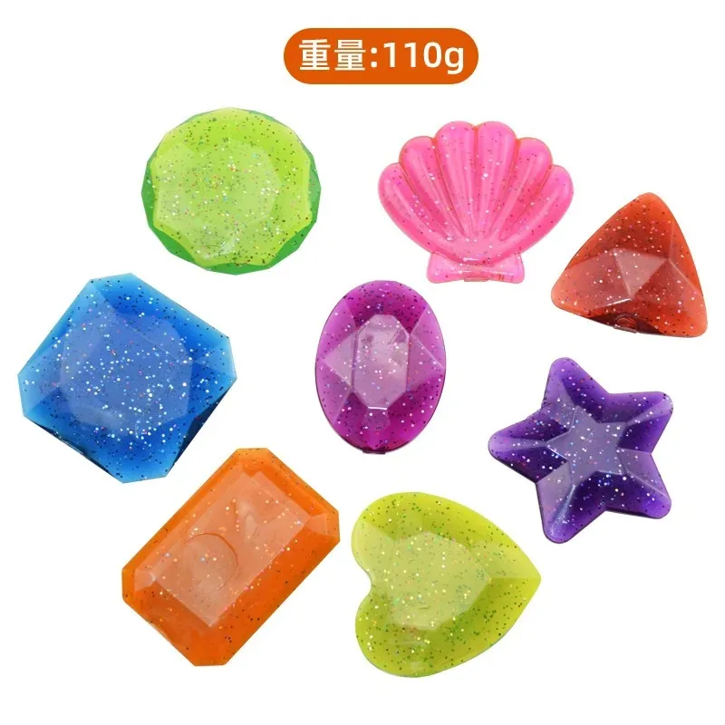 Water Diving Toys Children's Play Pool Treasure Hunting Diving Torpedo Water Ring Diamond Set Toys