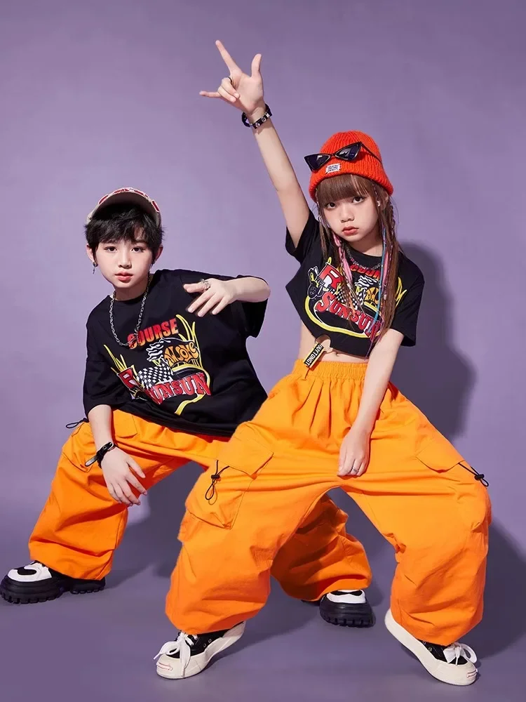 

Boys and girls jazz dance costumes boys hip-hop performance costumes cool deep