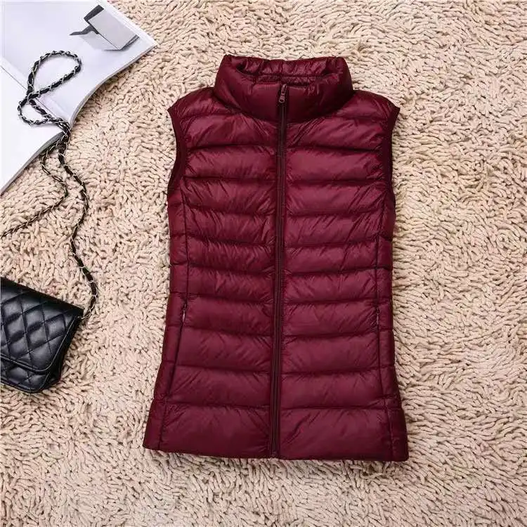Anti-season Lightweight Down Jacket Spring Autumn Winter Casual Women's Vest Casual Fashion Inside and Outside Wear