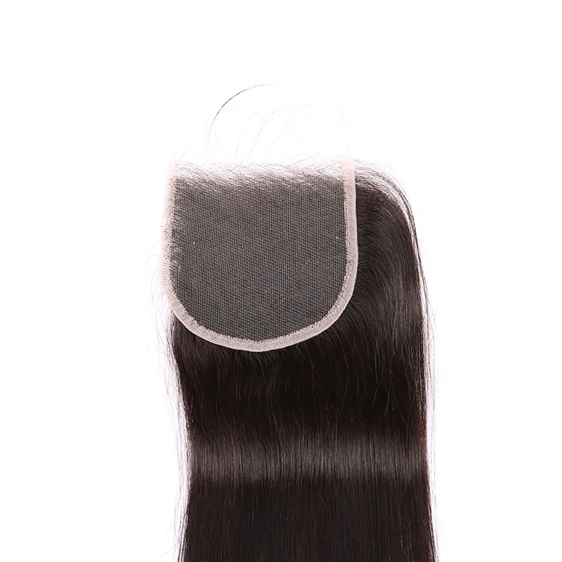 

Hair Real HD Undetectable Invisible Melt Skin 4x4 Lace Closures Brazilian Raw Human Straight Hair 10-22 Inch