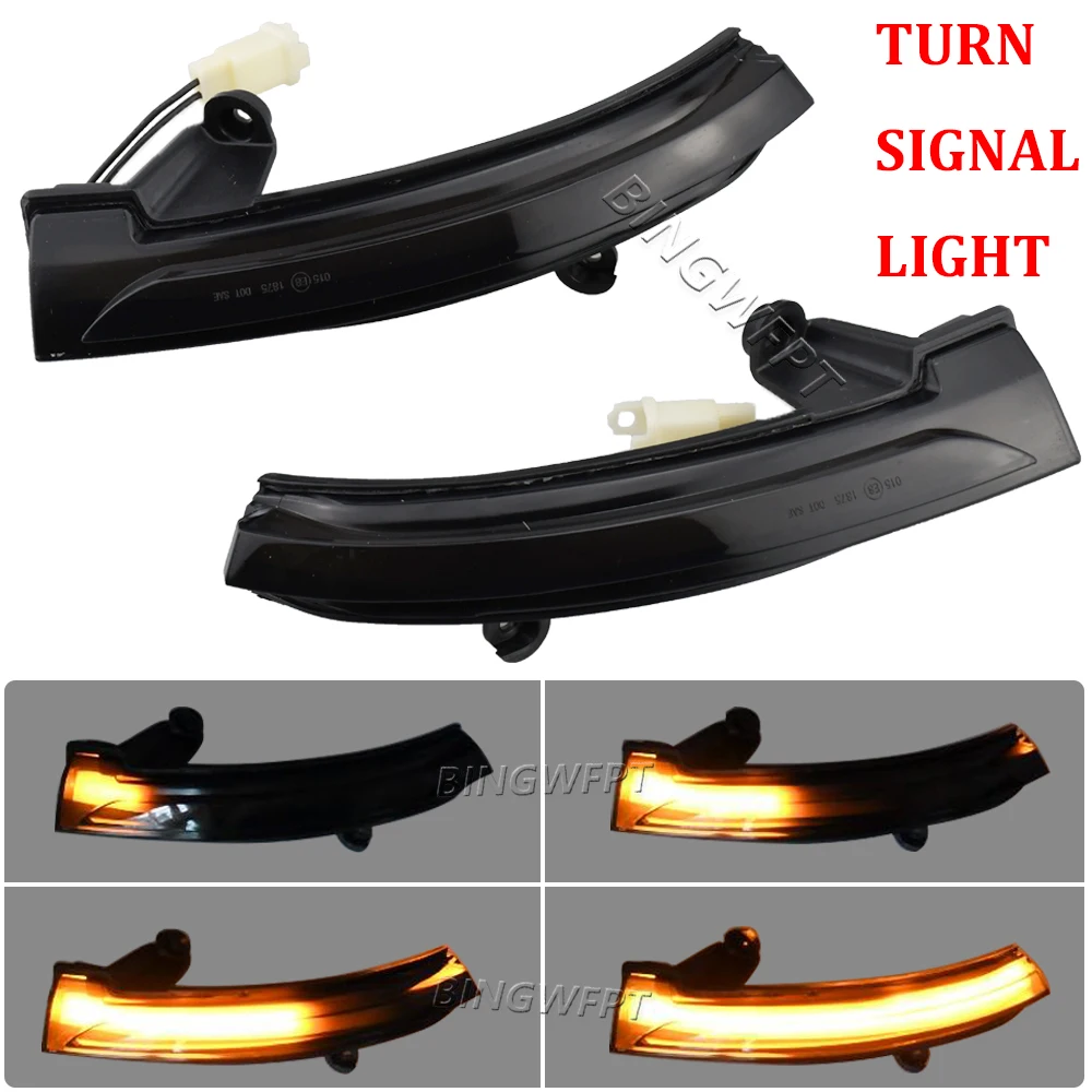 2X Led Dinamico Specchio Laterale Indicatore Di Direzione Indicatore Sequenziale Lampeggiante Lampada Per Renault Megane 4 Iv Talismano Clio 5 V