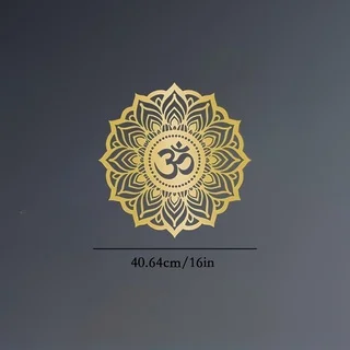 Lotus-Inspired Flower of Life Metal Wall Art - Exquisite Decor for Home and Living Spaces