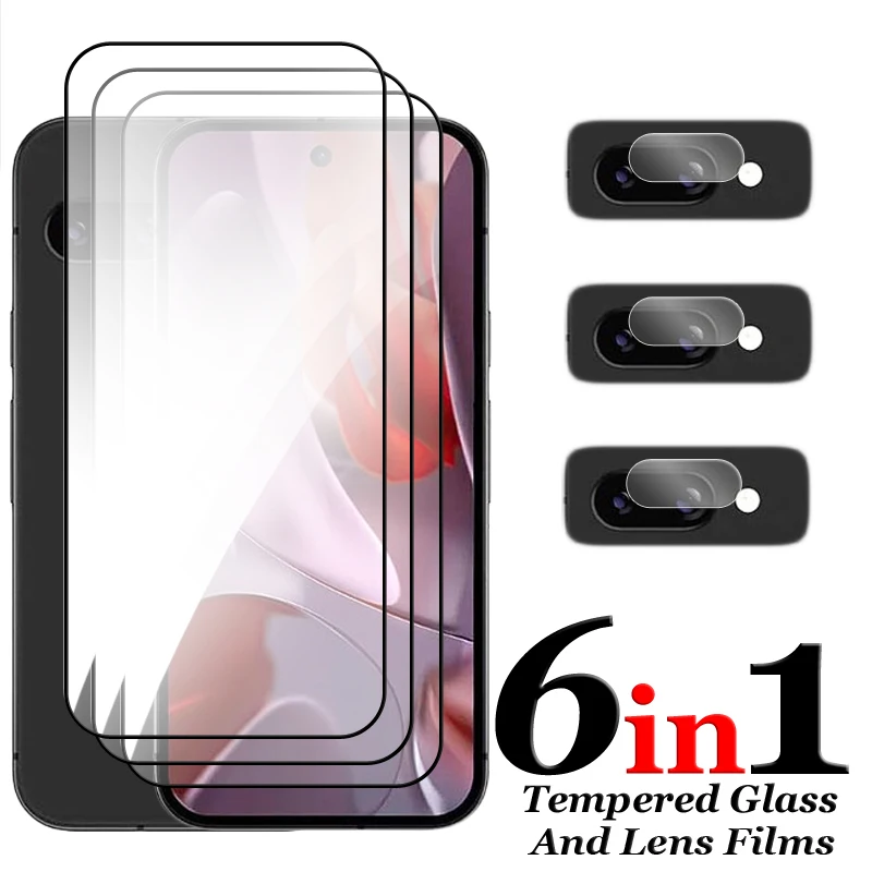 Ultimate 6-in-1 HD Screen and Lens Protector - Tempered Glass Full Coverage