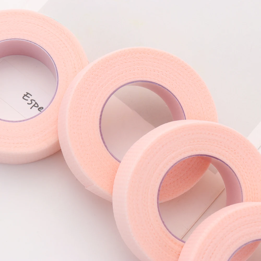 1/3/5 Rolls Eyelash Extension Tape 4.5/9m Breathable Micropore Fabric Easy Tear Eye Make up Tool